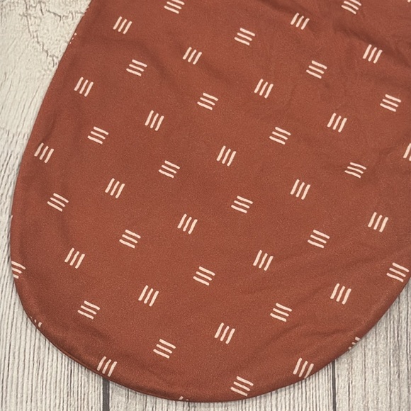 Rust Baby Swaddle and Hat Set - Picture 2 of 4